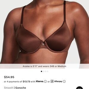 Victoria-s-secret Women's Brown and Burgundy Bra